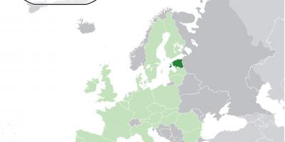 Estonia pada peta eropa